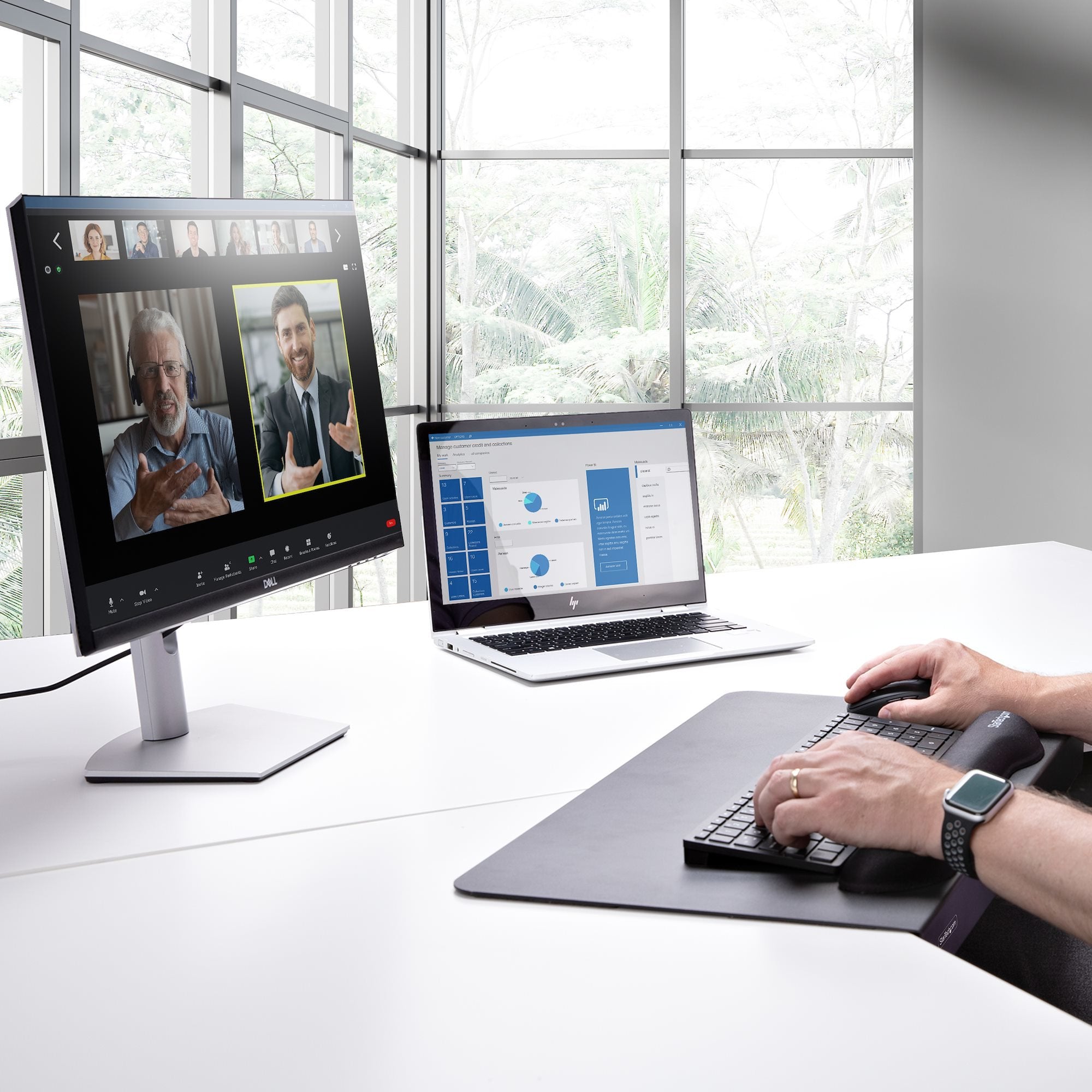 Startech.Com Superficie Manga De Acero Para La Esquina De Una Mesa O Escritorio De Esquina - 12,7-38,1mm De Grosor - Bandeja Extensora De Esquina De Escritorio O Mesa En L Para Teclado