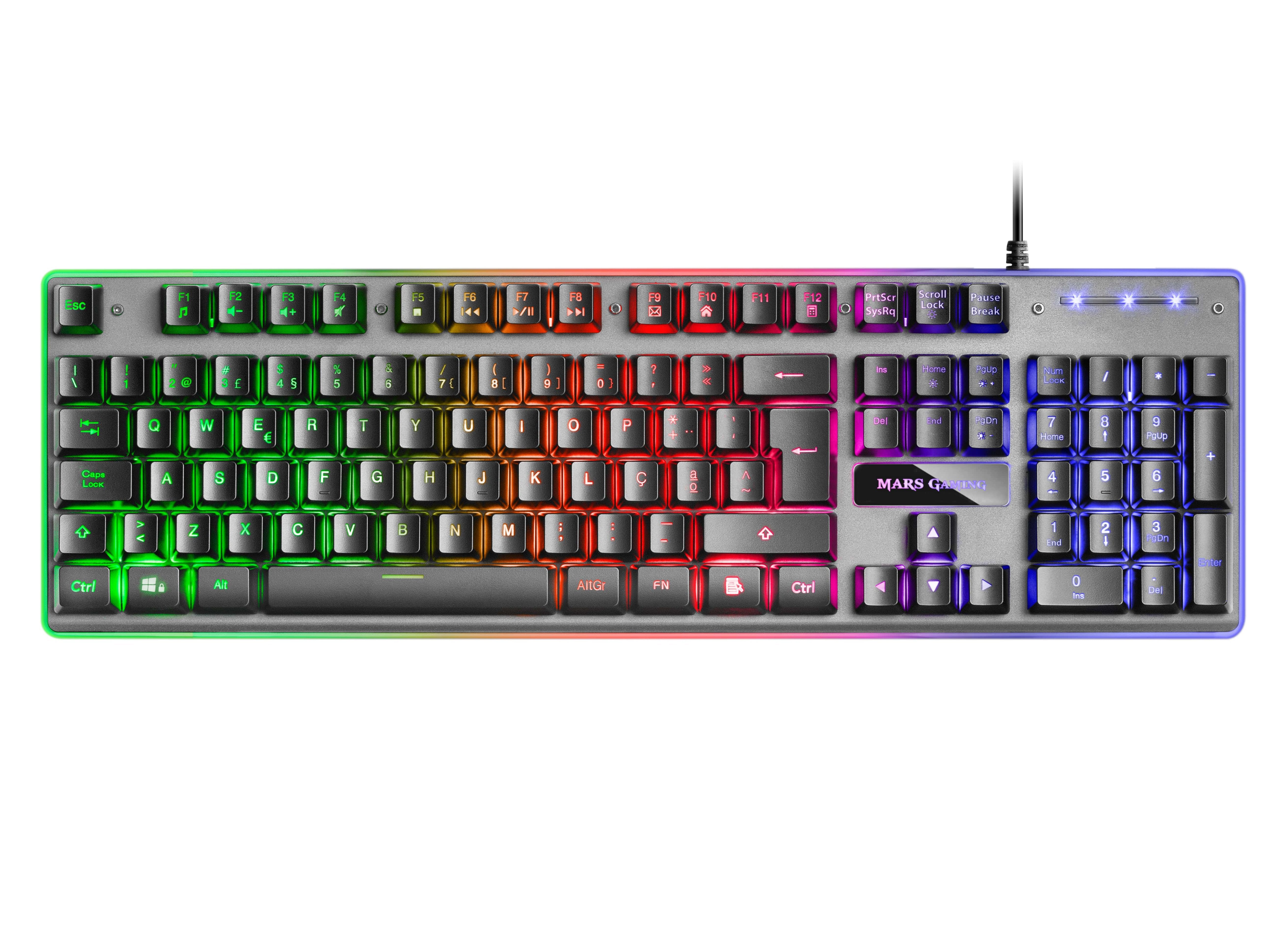 EAN 4710562758917 - Mars Gaming MK220PT teclado Juego USB Negro, Gris imagen 1