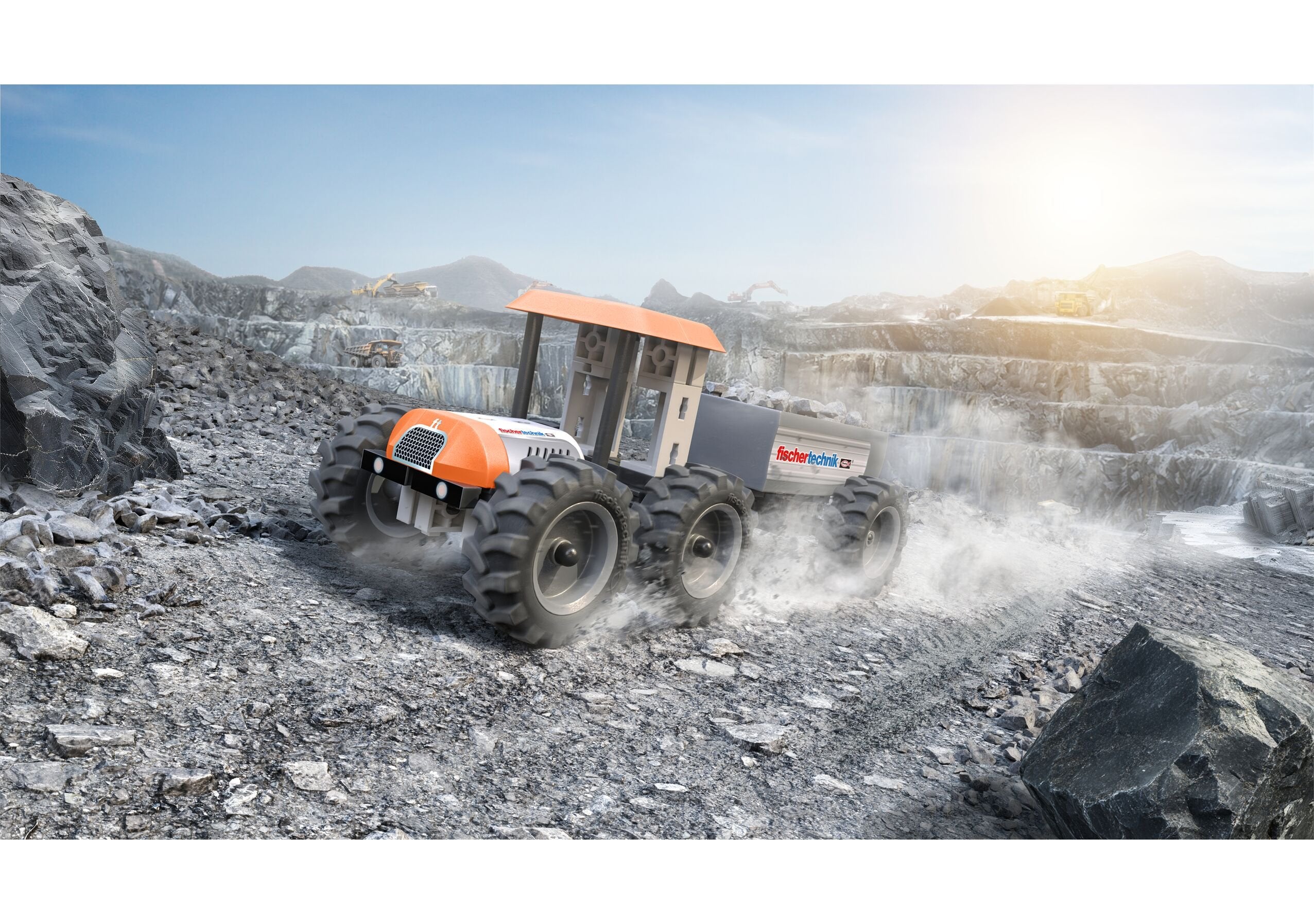 Tractor De Tecnología De Pesca, Juguete De Construcción 576107