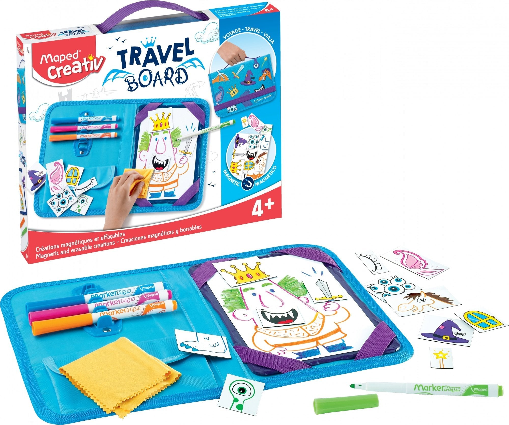 Maped Set Creativo Pizarra Magnética +4 Años