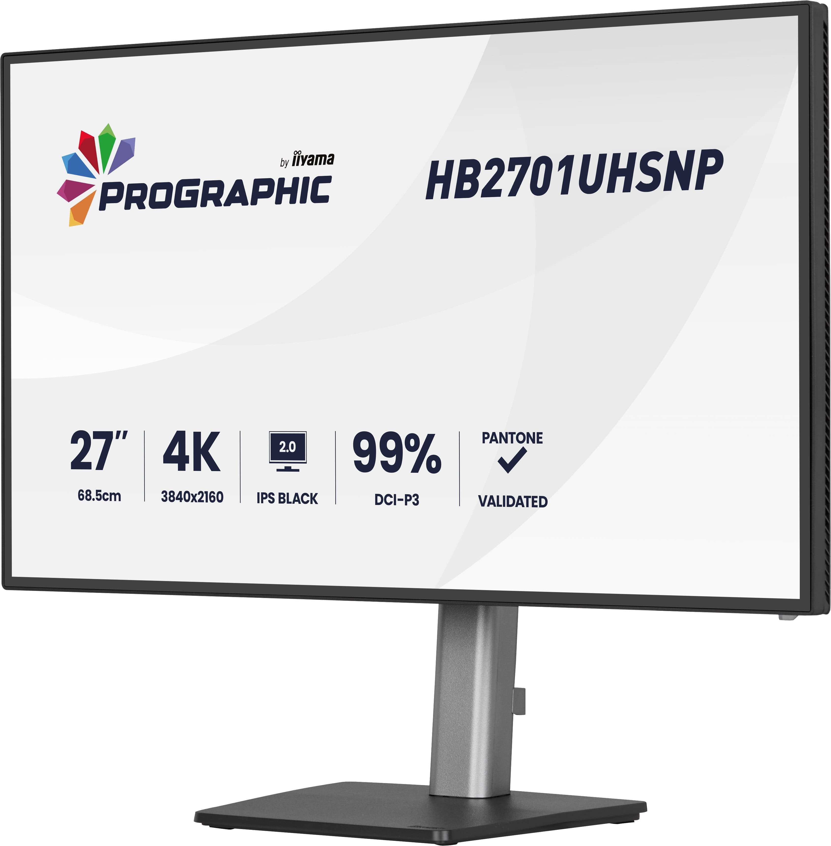 Monitor Iiyama, Ips Panel Technolody Led, 27 " 3840x2160, 60 Hz