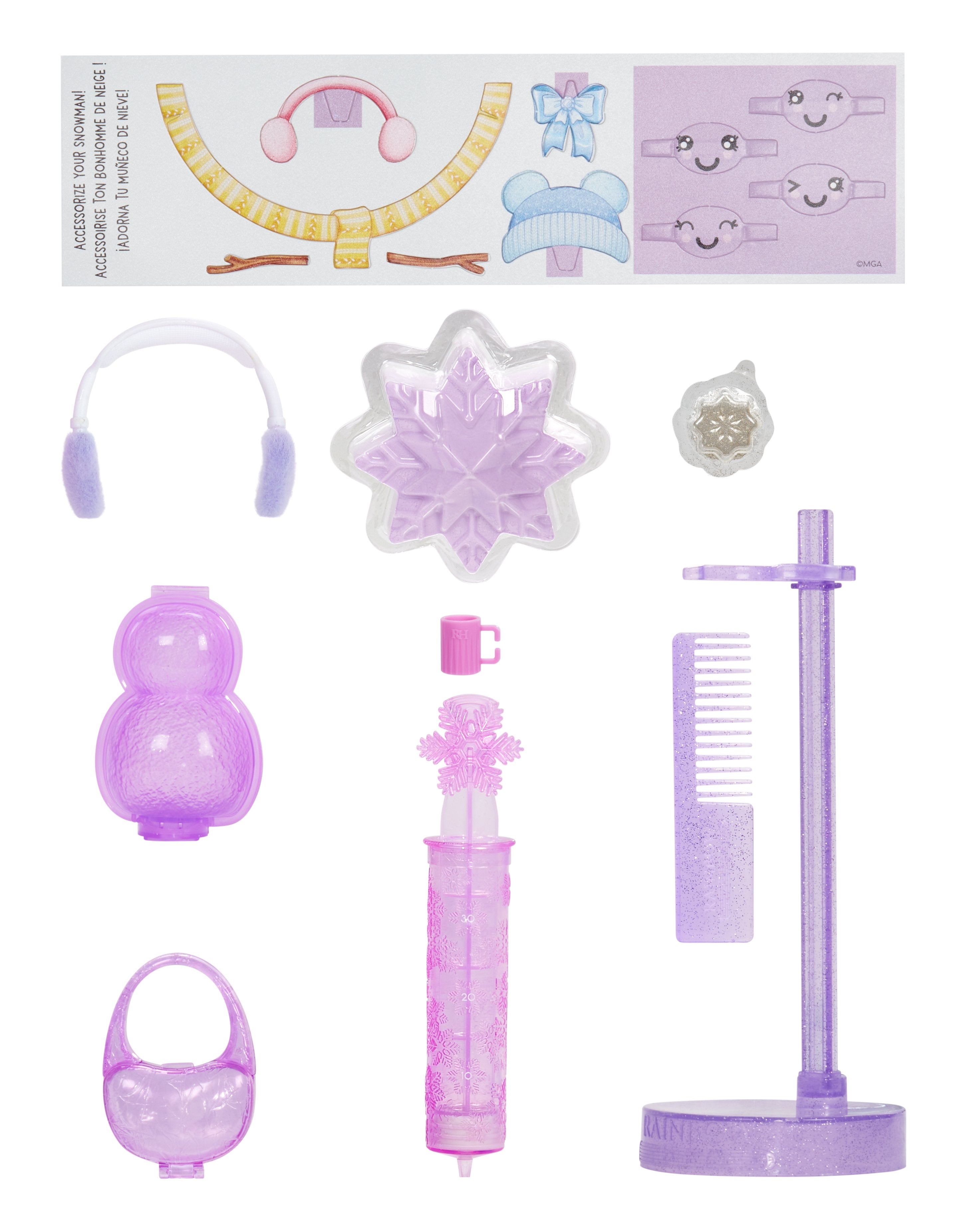 Muñeca Mga Entertainment Rainbow High Winter Wonderland Doll - Violeta (Purple) 120865-Euc