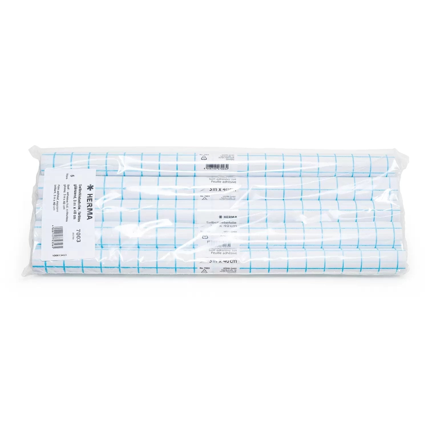 EAN 4008705070034 - HERMA 7003 plástico autoahdesivo 1 pieza(s) Transparente imagen 3
