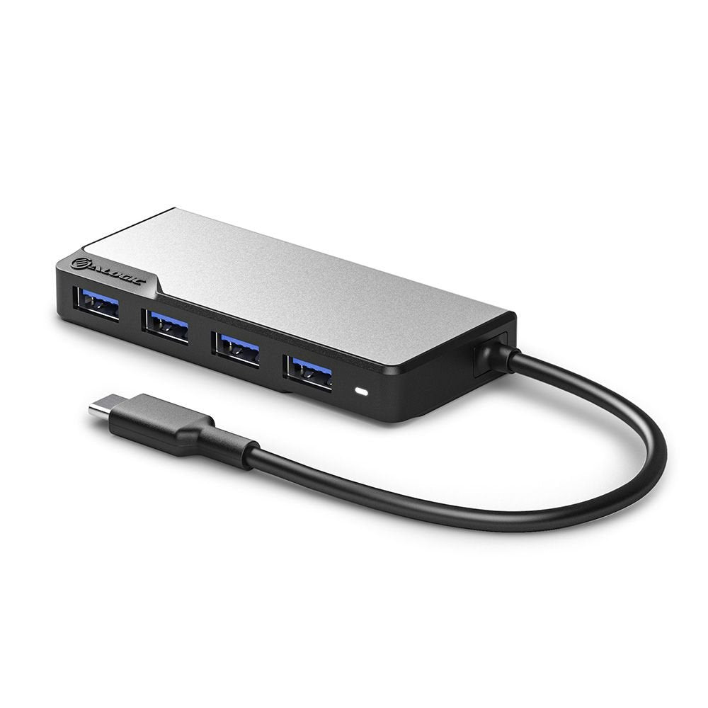 EAN 9350784019875 - ALOGIC UCFUUA-SGR hub de interfaz USB 3.2 Gen 1 (3.1 Gen 1) Type-C 5000 Mbit/s Negro, Plata imagen 2