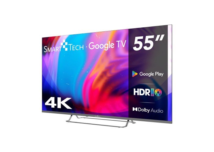 Televisión Led Smart Tech Uhd 55" 55ug02v Google Tv