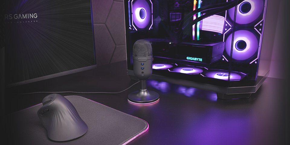 EAN 8435693109242 - Mars Gaming MMIC-CX Negro Micrófono de superficie para mesa imagen 4