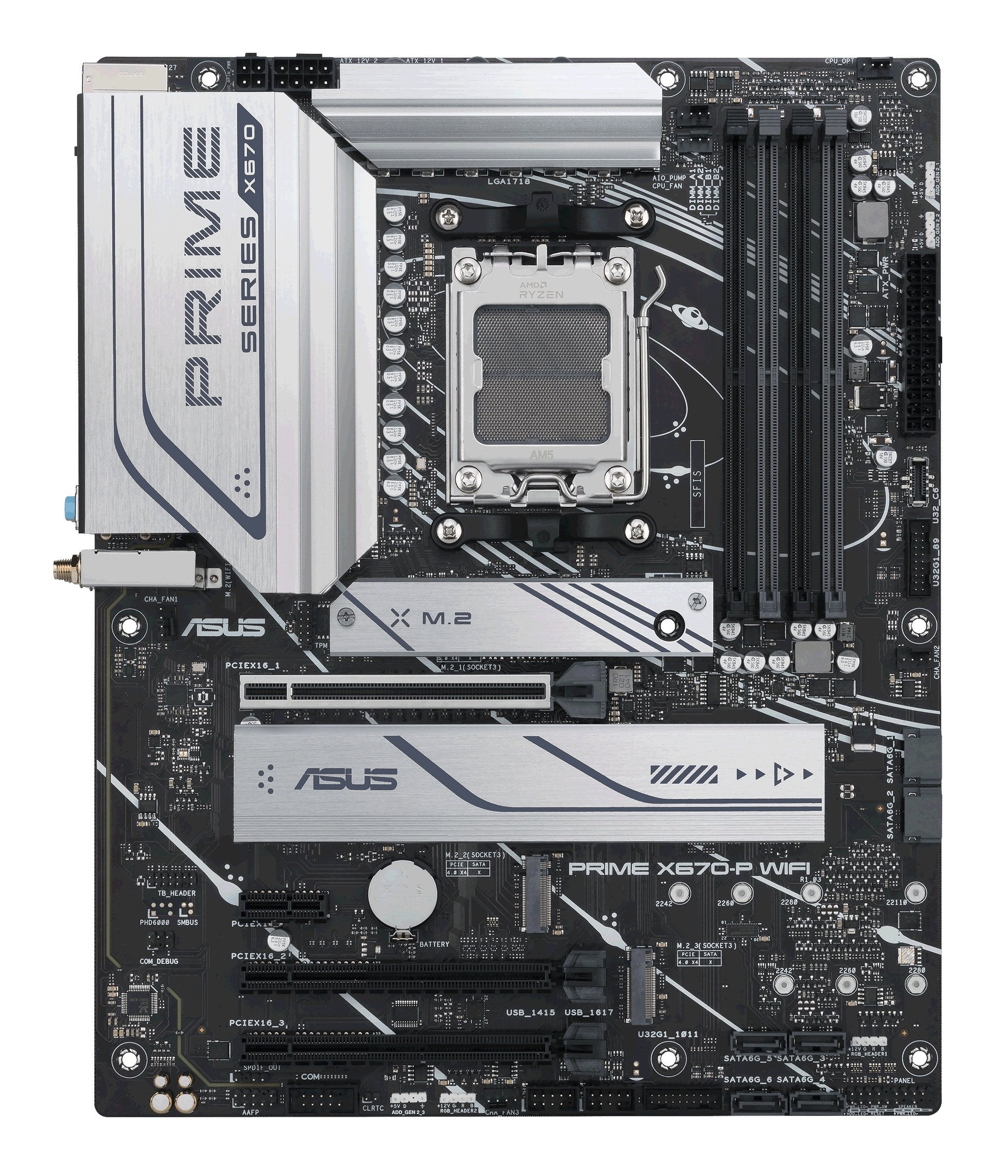 Placa Base Asus Am5 Prime X670-P Wifi 90mb1bv0-M0eay0
