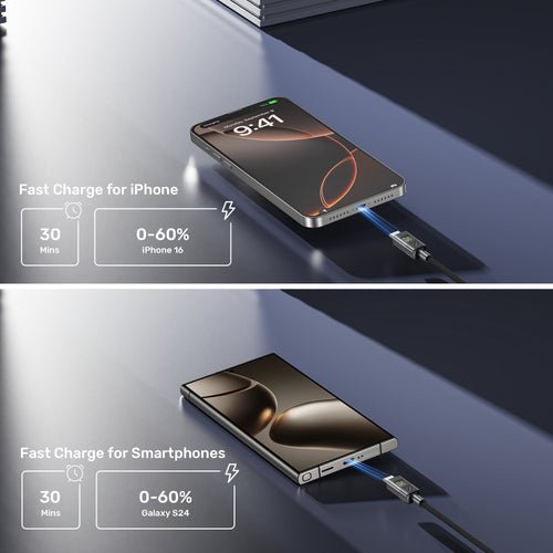 Unitek C14158abk01-3m Usb-C Cable Charging With Led Display 3m Black