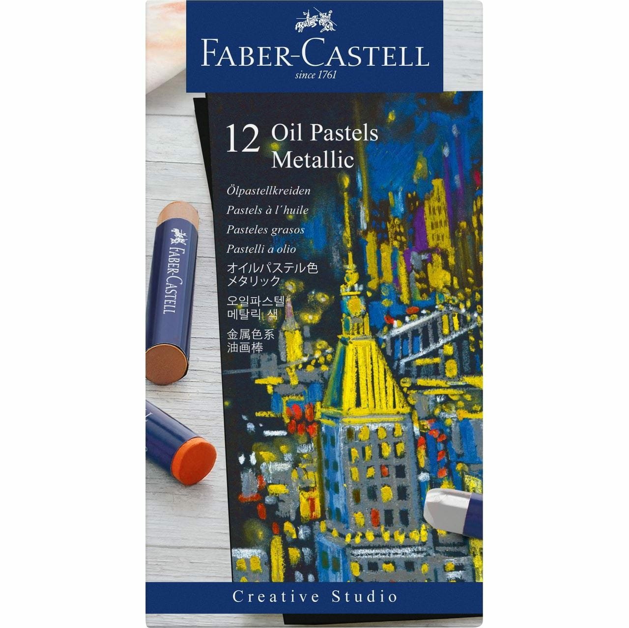 Faber-Camell Ölpamellkr. Metallic 12er Kartonetui