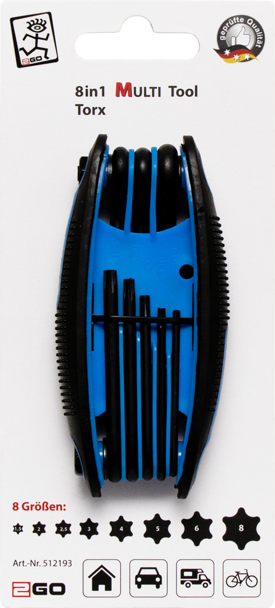 EAN 4010425121934 - 2GO 512193 llave torx imagen 2