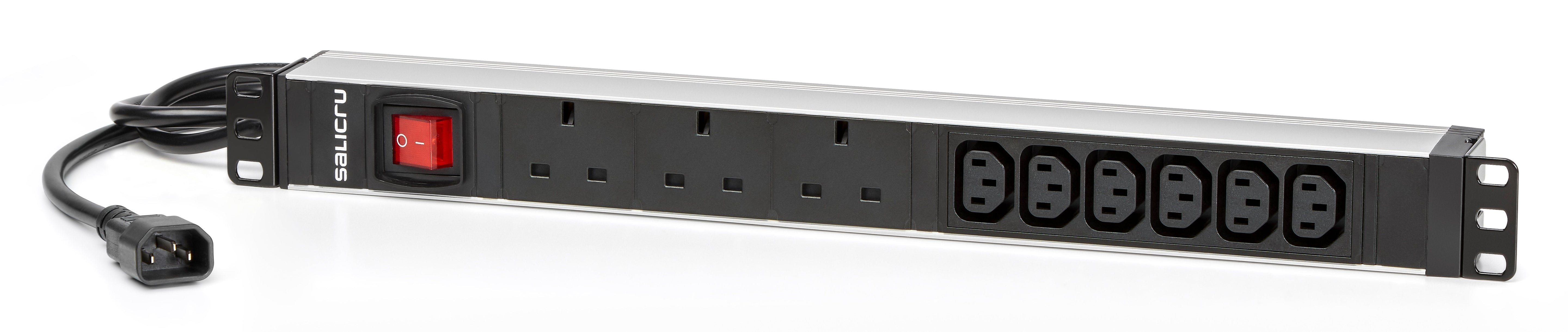 Salicru Sps 3f+6f Pdu Uk+C13/C14 Regleta Eléctrica