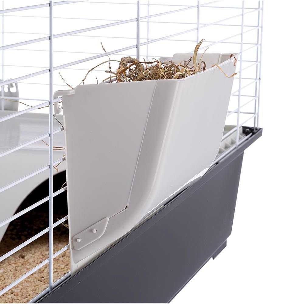 EAN 8010690092553 - Ferplast Casita 100 Rabit Gris pardo, Blanco imagen 6