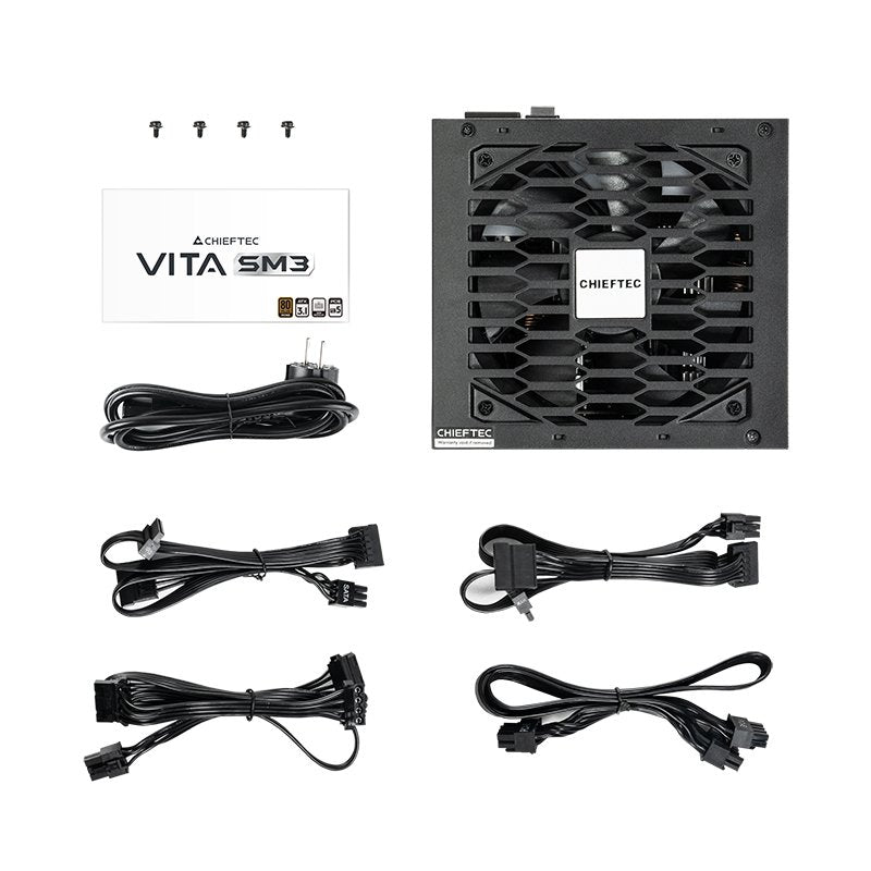 EAN 0753263078971 - Chieftec Vita BPX-750-C unidad de fuente de alimentación 750 W 20+4 pin ATX ATX Negro imagen 9