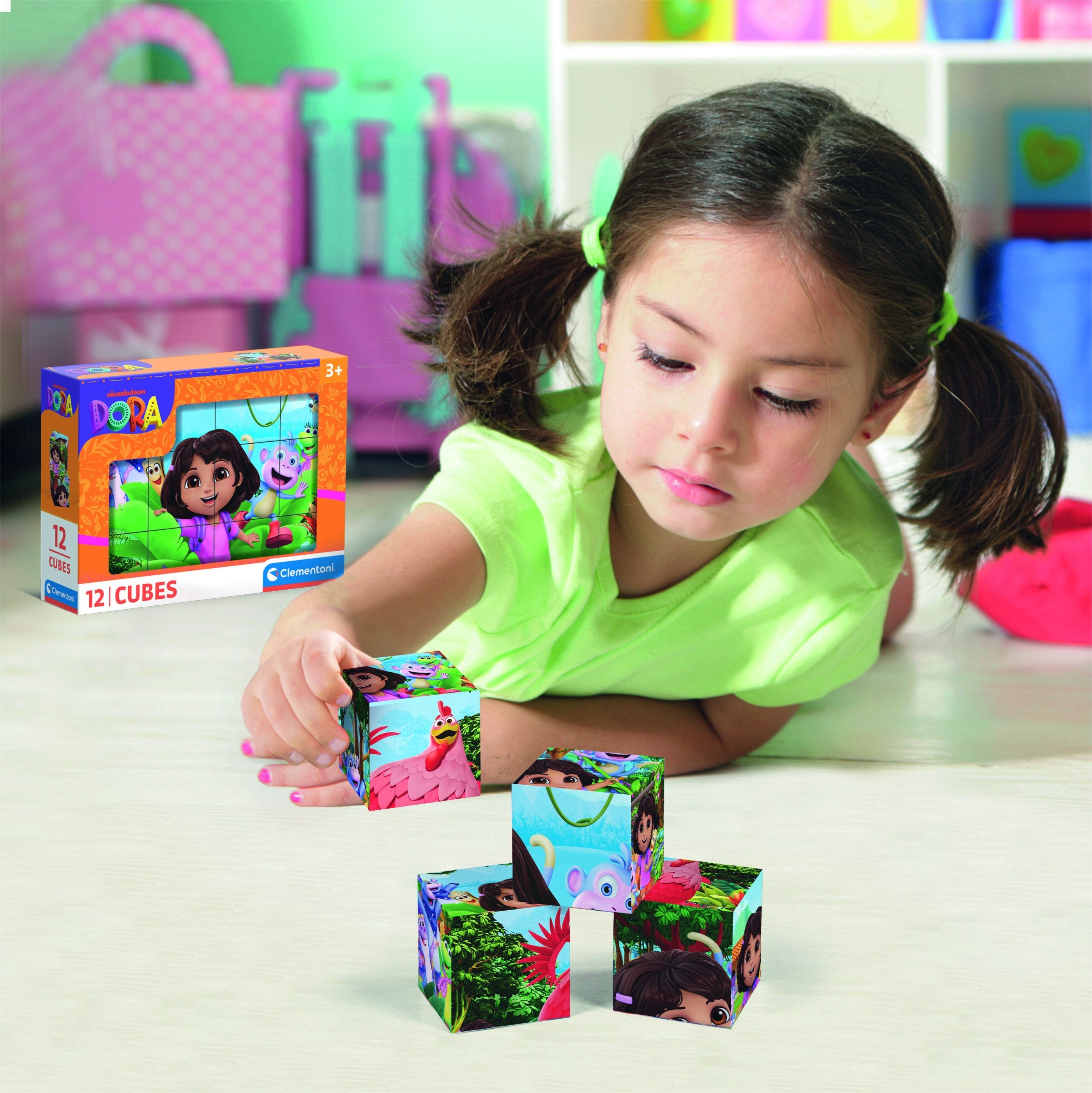 Puzzle Cubo Dora La Exploradora 12pzs