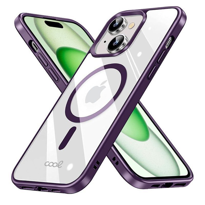 Funda Cool Iphone 15 Plus Magnetica Violeta
