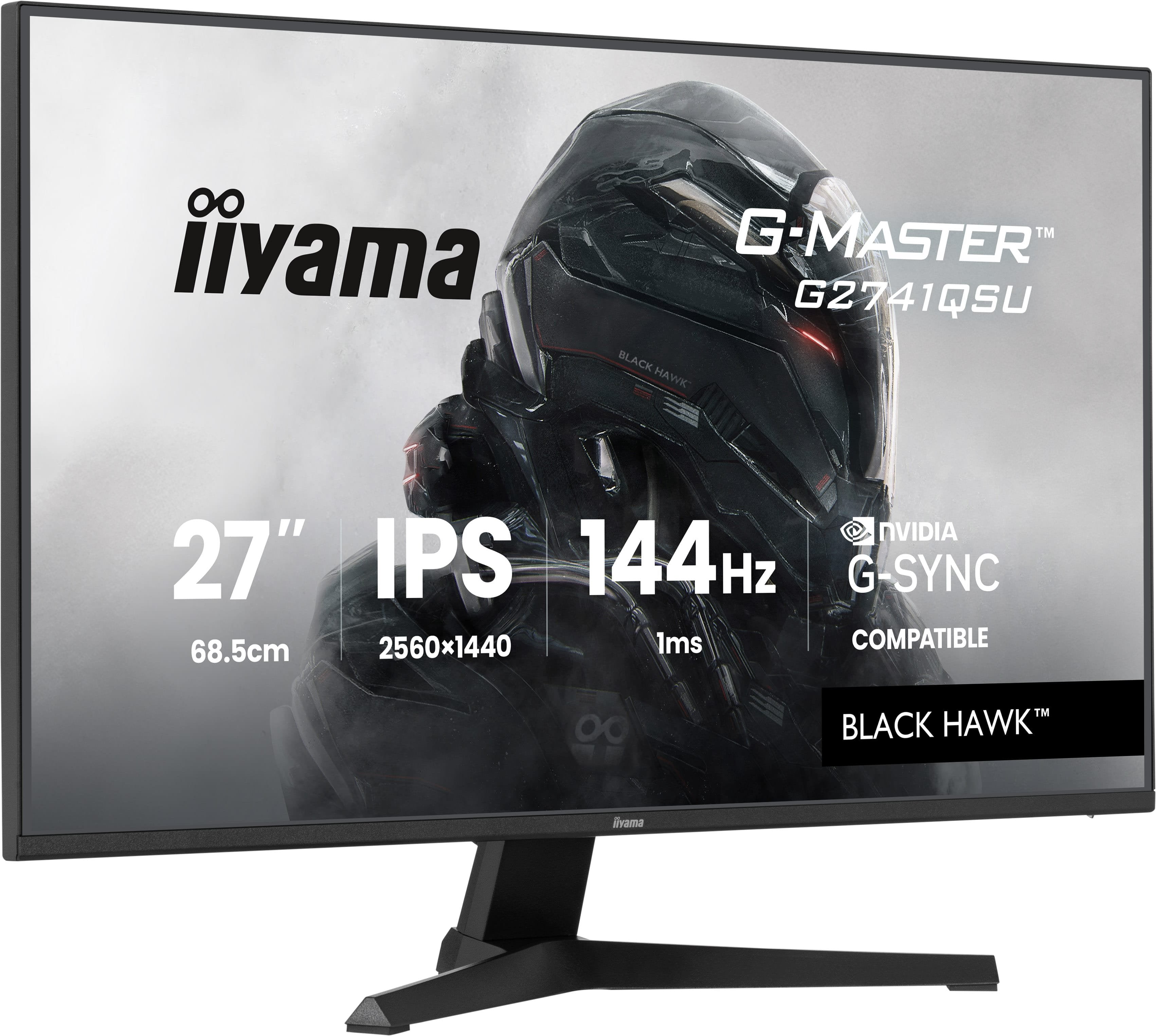 EAN 4948570126873 - iiyama G-MASTER G2741QSU-B1 pantalla para PC 68,6 cm (27") 2560 x 1440 Pixeles 4K Ultra HD QLED Negro imagen 3