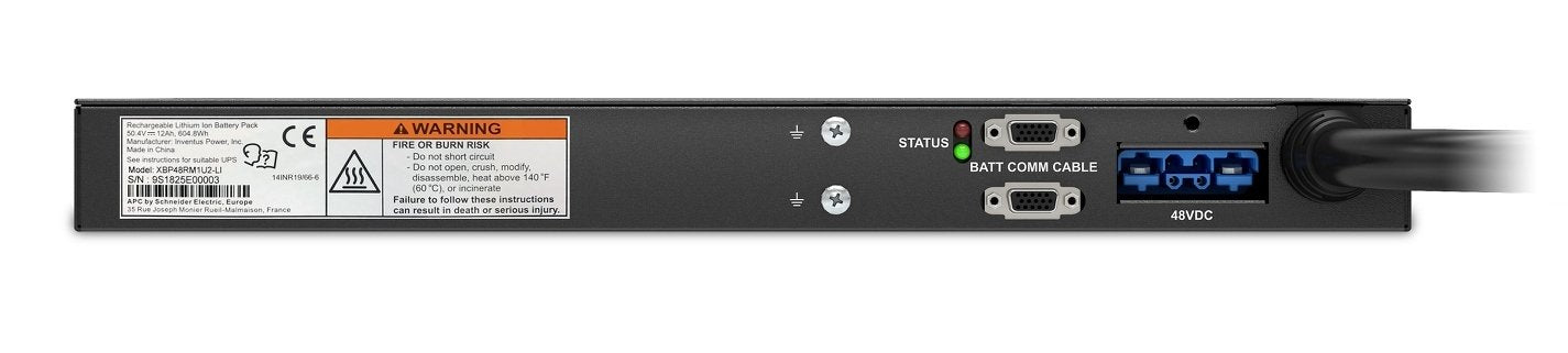 EAN 0731304343516 - APC XBP48RM1U2-LI batería para sistema ups Ión de litio 48 V imagen 4