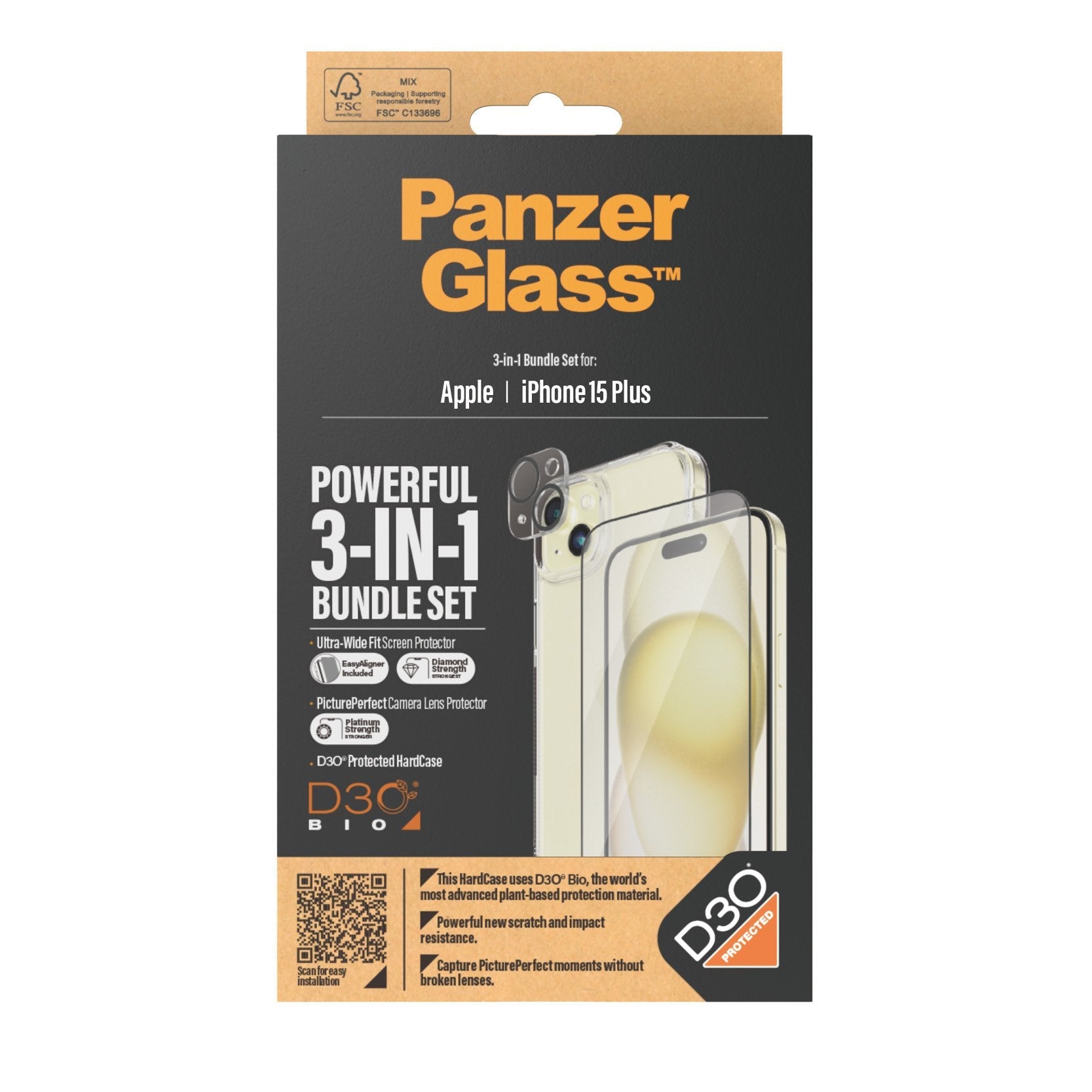 Panzerglass Iphone 15 Plus 3-In-1 Pack