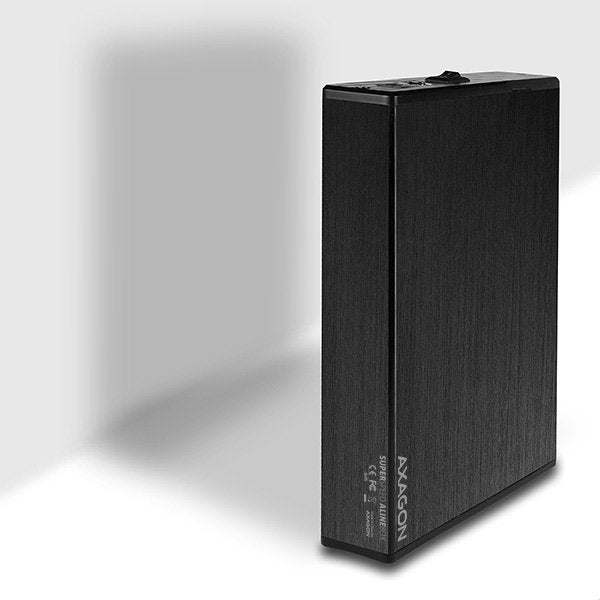 Axagon Ee35-Xa3 Caja Externa De 3,5, Usb 3.0 / Sata Ii, Aluminio - Negro