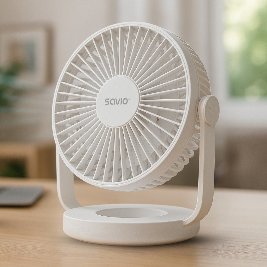 EAN 5901986049104 - Savio AD-01 WHITE ventilador Blanco imagen 8