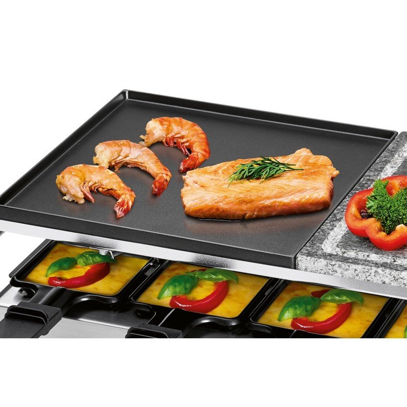 Parrilla Raclette Proficook Pc-Rg 1144 Acero Inoxidable/Negro 501144