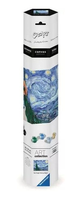 Ravensburger Creart Art Collection Canvas Edition - Starry Night (Van Gogh), Pintura 23915