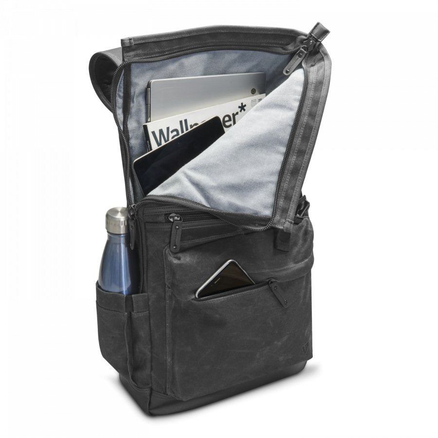 EAN 0662919113693 - V7 CBXT16-CANVAS maletines para portátil 40,6 cm (16") Mochila Negro imagen 5
