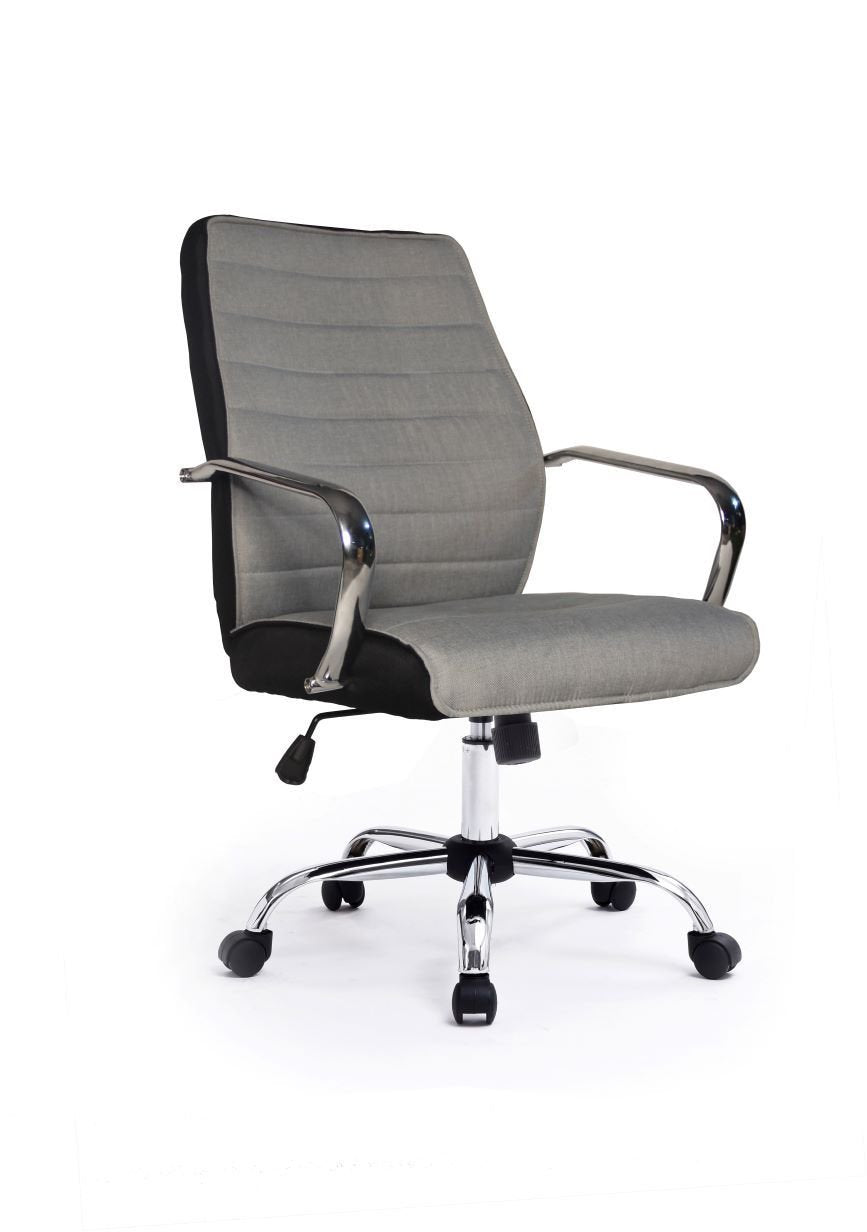 Silla De Oficina Equip Respaldo Alto Color Gris Recubrimiento Pu De Alta Calidaddiseño Ergonomico