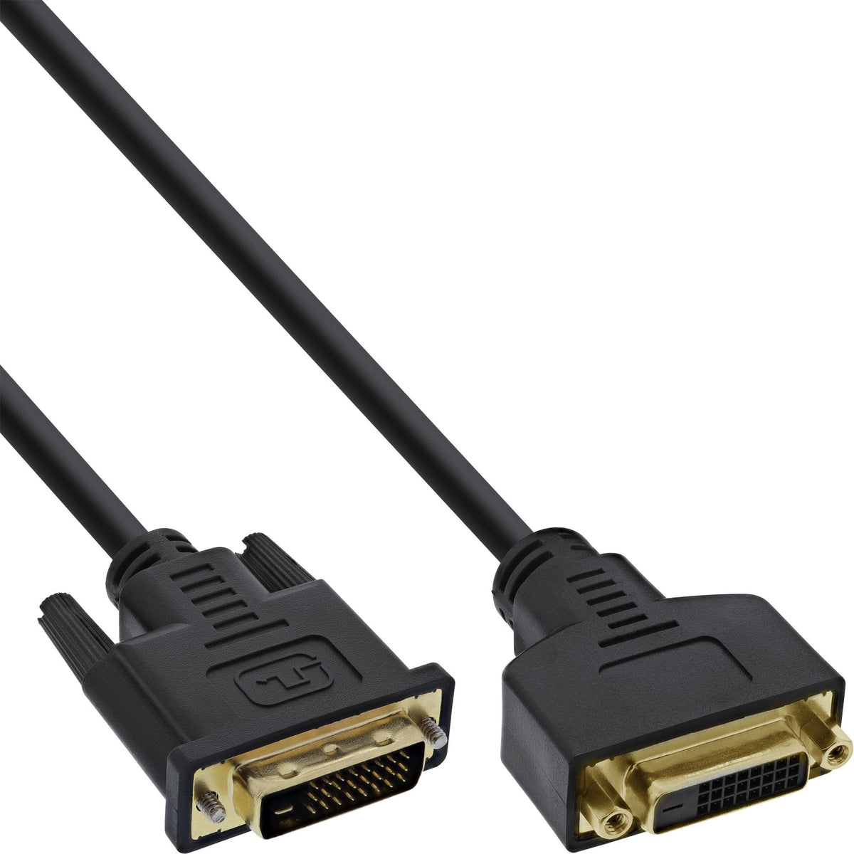 Cable Inline Dvi-D Premium 24+1 Macho A Hembra Dual Link 2m