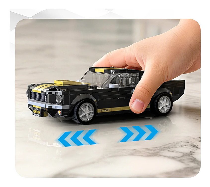 Jamara Cada Shelby Gt350 1:24 Bricks Negro 8+