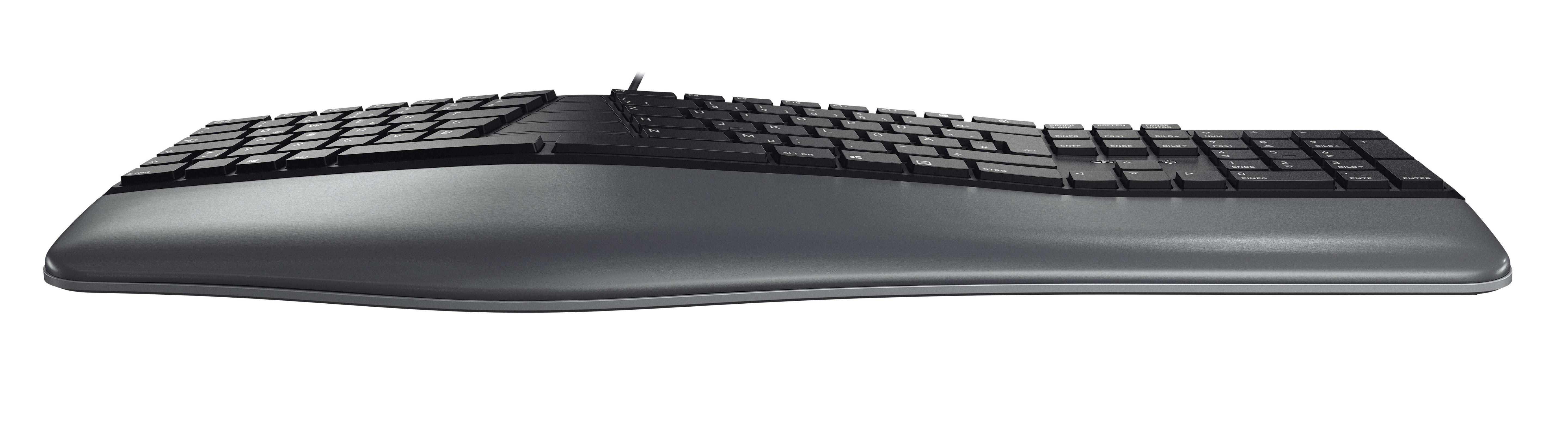 EAN 4025112093951 - CHERRY KC 4500 ERGO teclado Universal USB QWERTY Inglés del Reino Unido Negro imagen 2