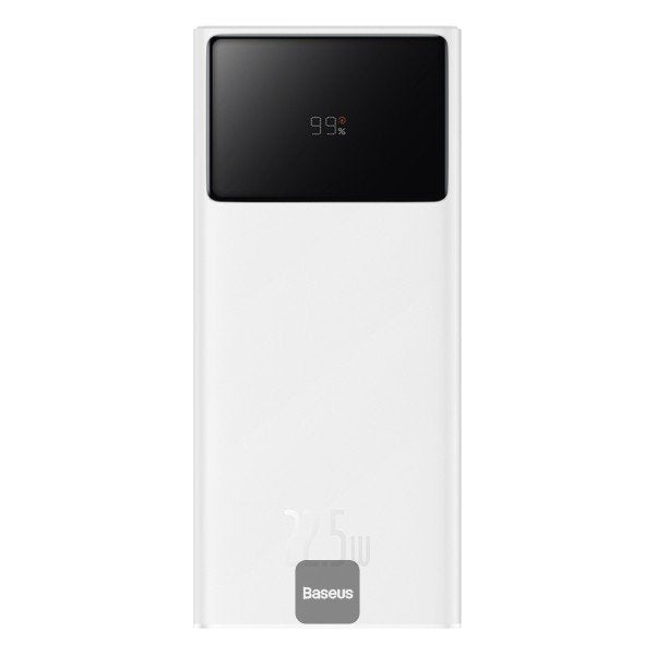 Star-Lord Digital Display Fast Charge Power Bank 20000mah 22.5w White(With Simple Series Charging Cable Usb To Type-C 3a 0.3m White)