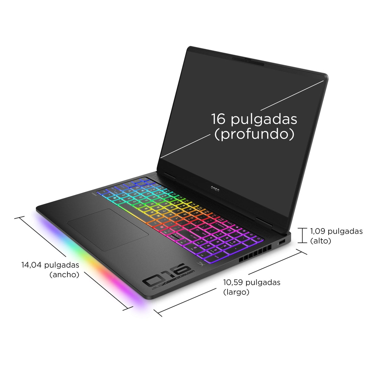 Portátil Gaming Hp Omen Max 16 Ak0004ns Copilot+ Pc 16" Wqxga Amd Ryzen Ai 9 Hx 375 55 Tops 32gb Ram 1tb Ssd Geforce Rtx 5080 W11 Home