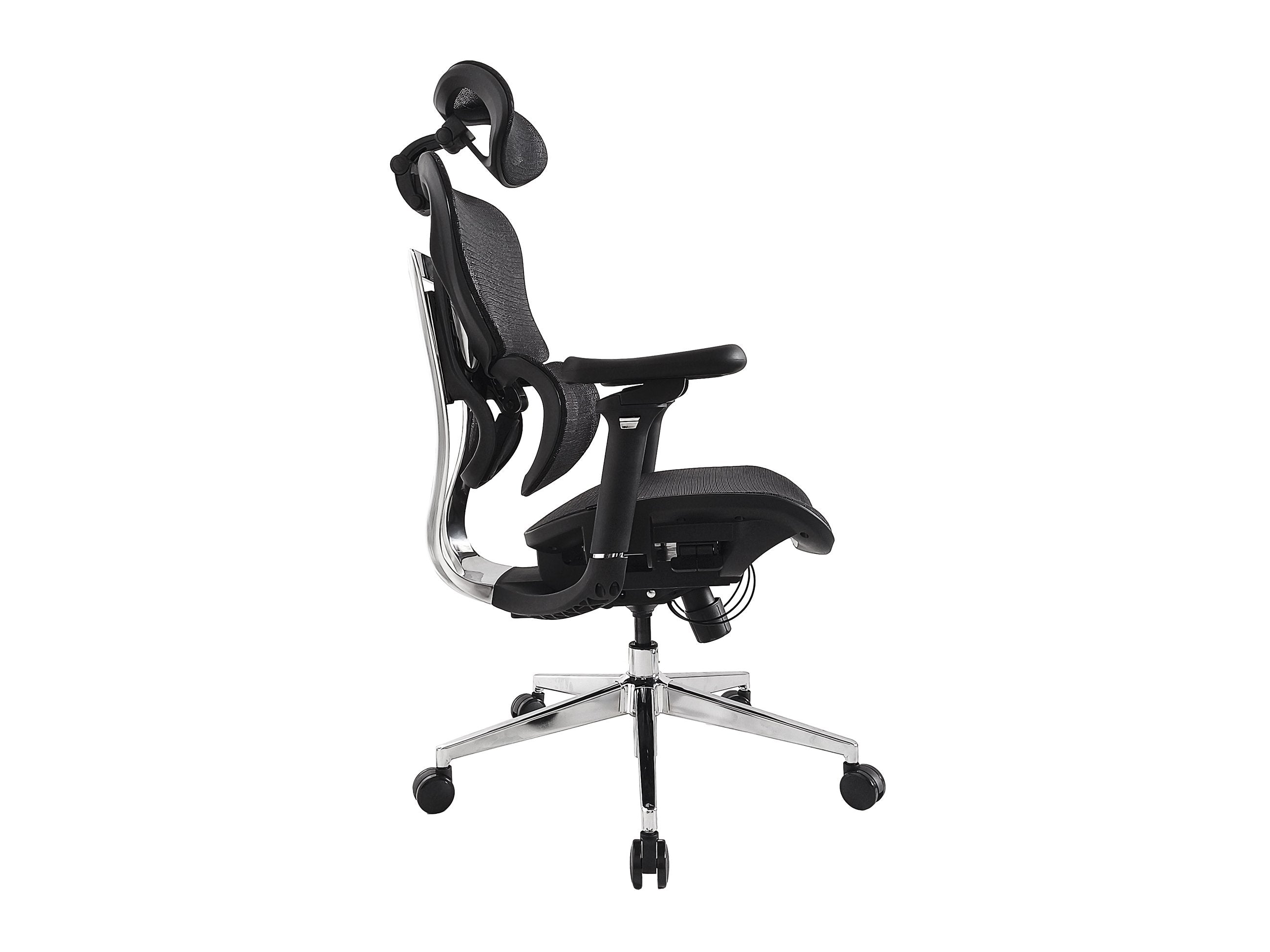 Silla De Oficina Ergonomica Equip 651051 Premium Color Negro Tapiceria Malla 5 Posiciones