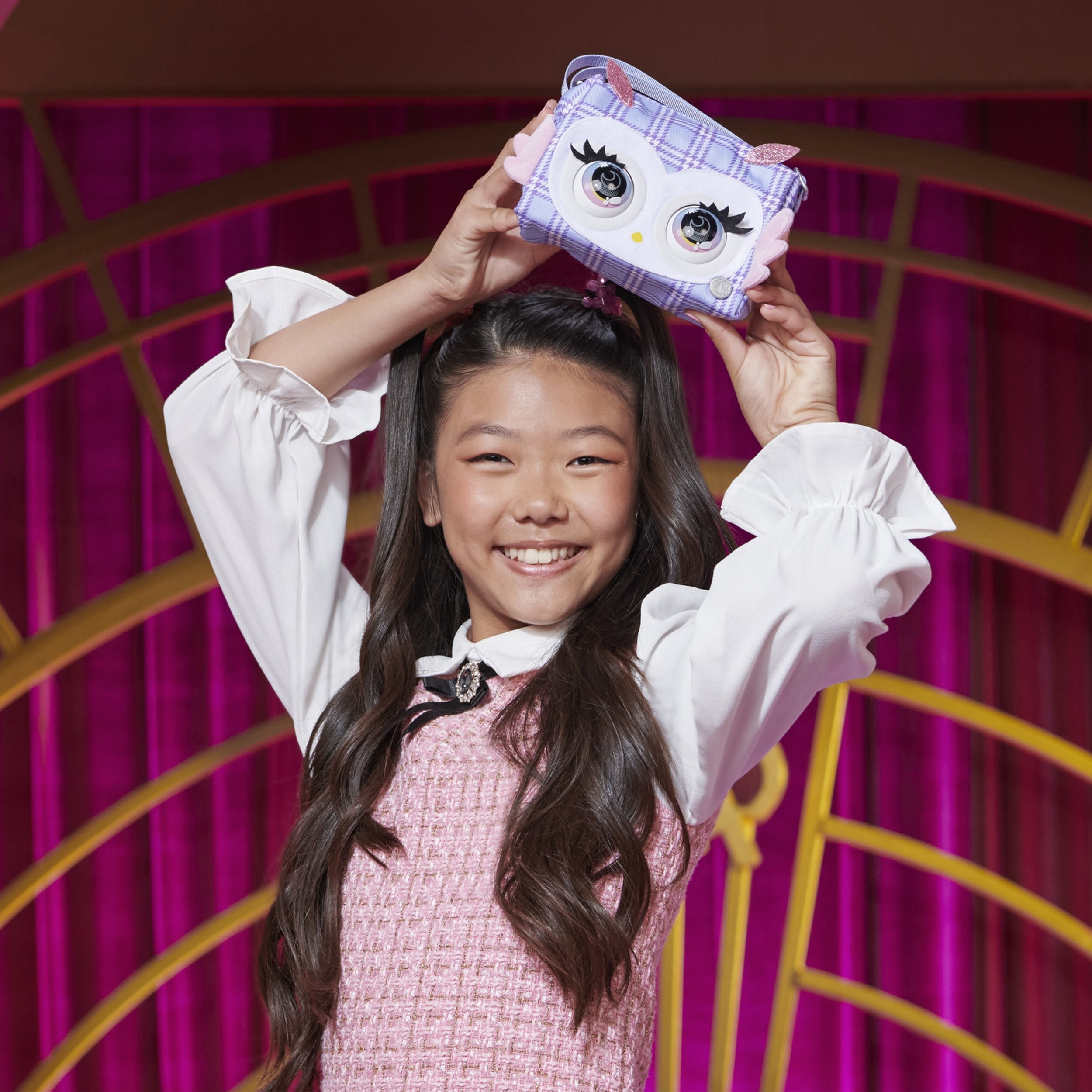 Bolso Y Juguete De Mascota Spin Master Purse Pets - Print Perfect Eule, Tasche 6064118