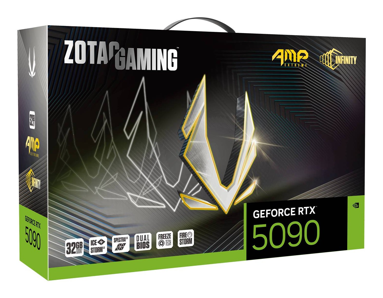 Rtx 5090 32gb Zotac Gaming Amp Extreme Infinity Gddr7 3fan