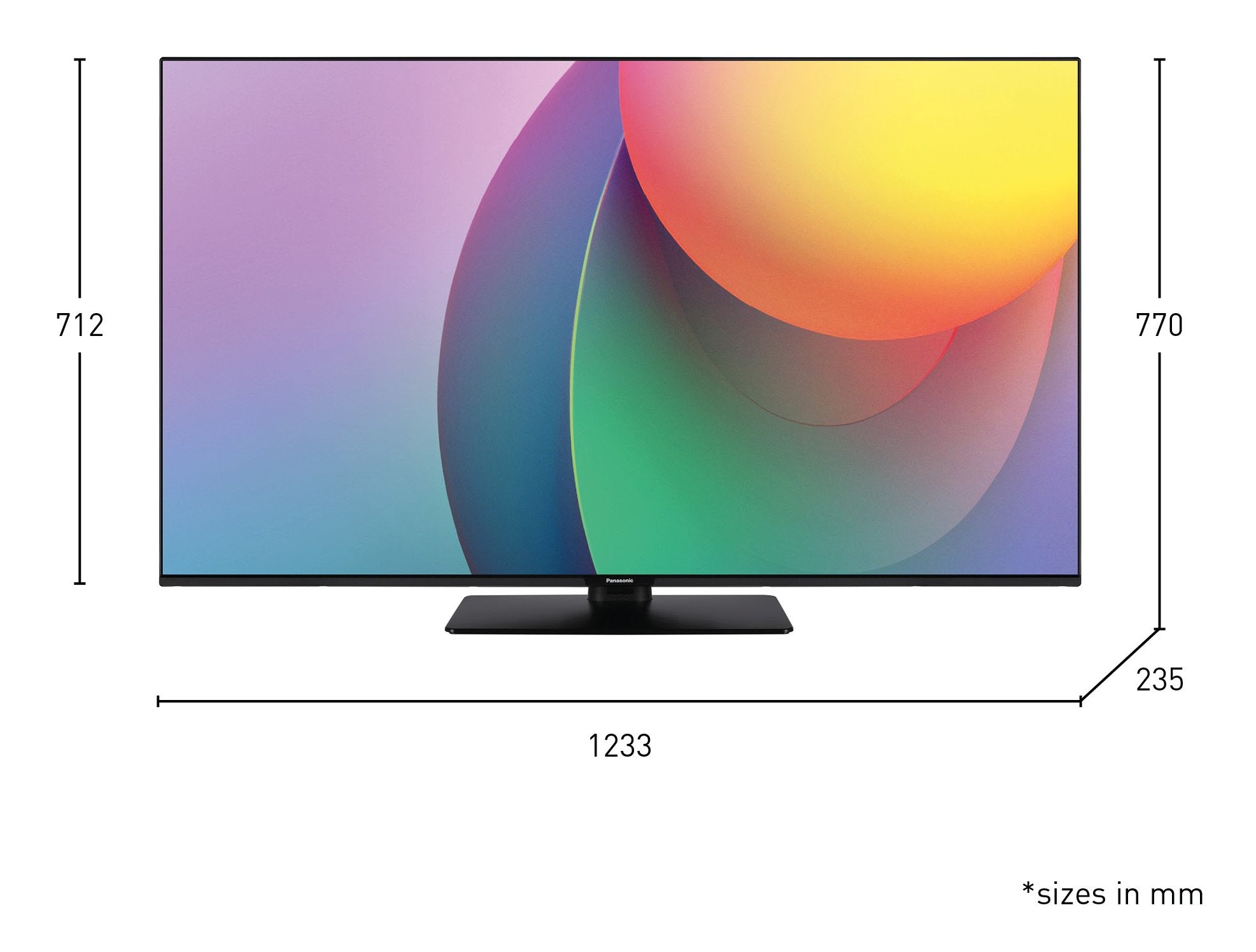 Panasonic Tb-55w60aez Tv 55 (139,7cm.) Pulgadas 4k Ultra Hd (2160p) Led Smart Tv Con Tivo Hdr Wifi Bluetooth Negro