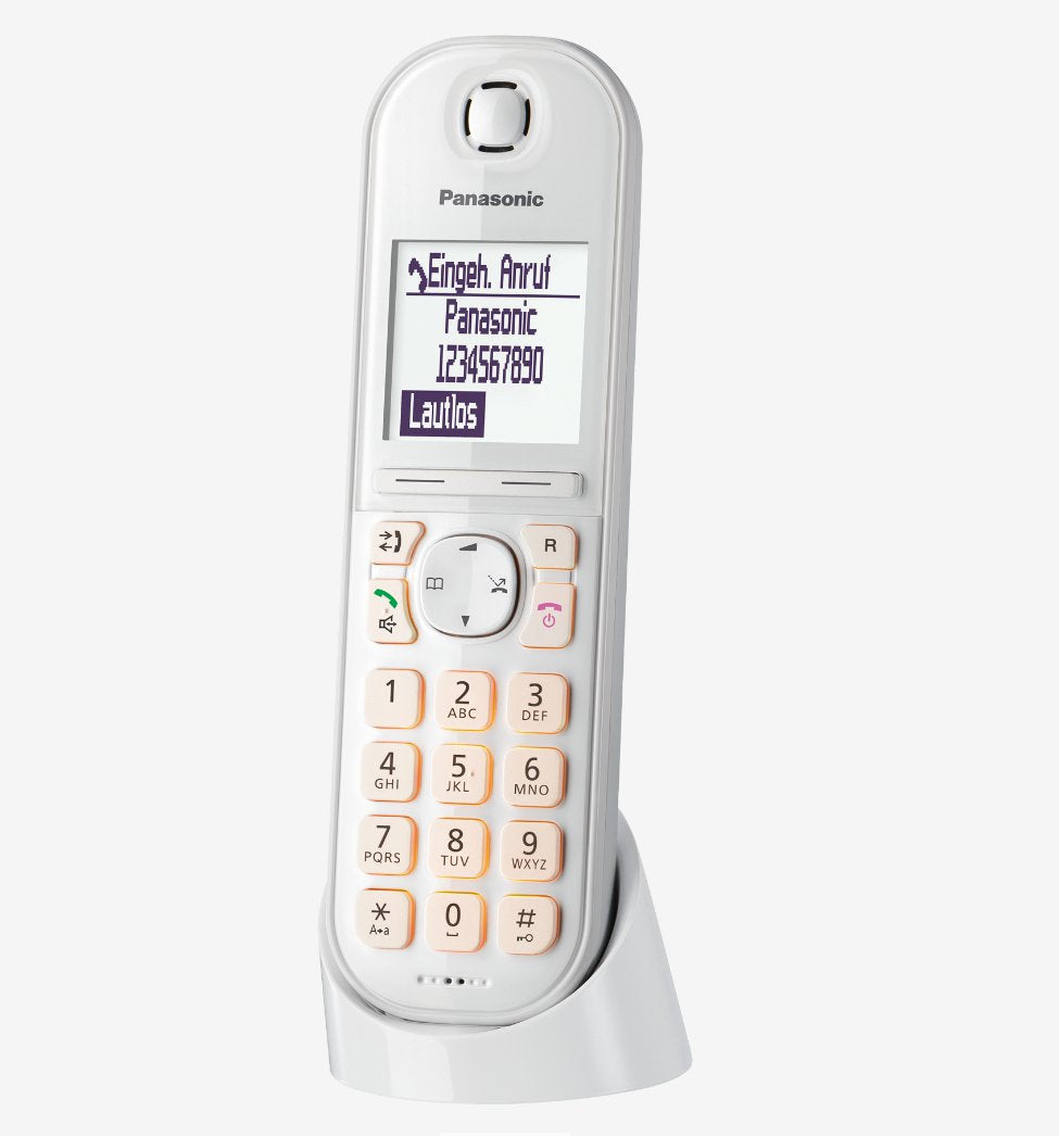 Teléfono Panasonic Kx-Tgq200gw Blanco Cat-Iq 2.0