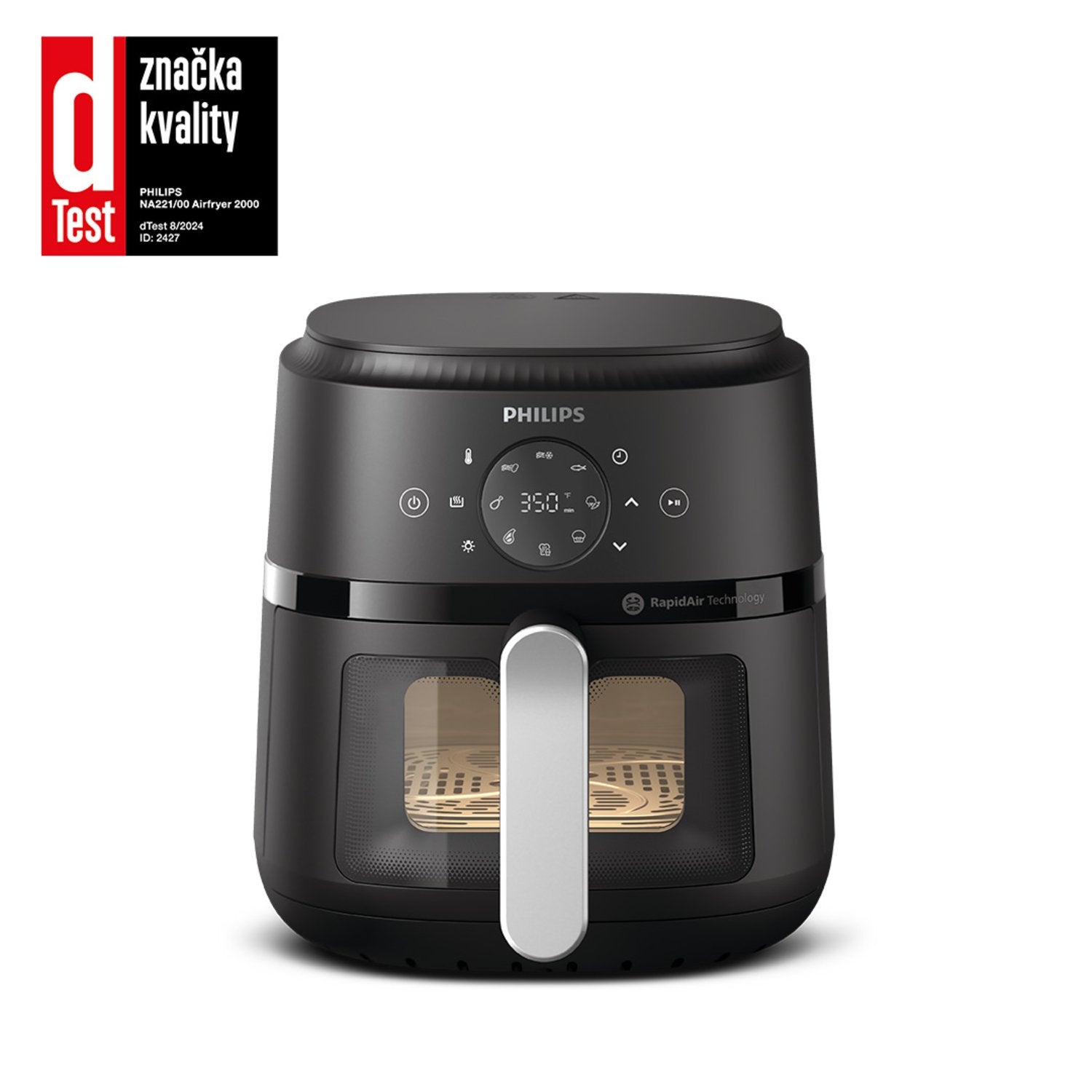 EAN 8720389034770 - Philips 2000 series NA221/00 freidora Sencillo Independiente 1500 W Freidora de aire caliente imagen 2