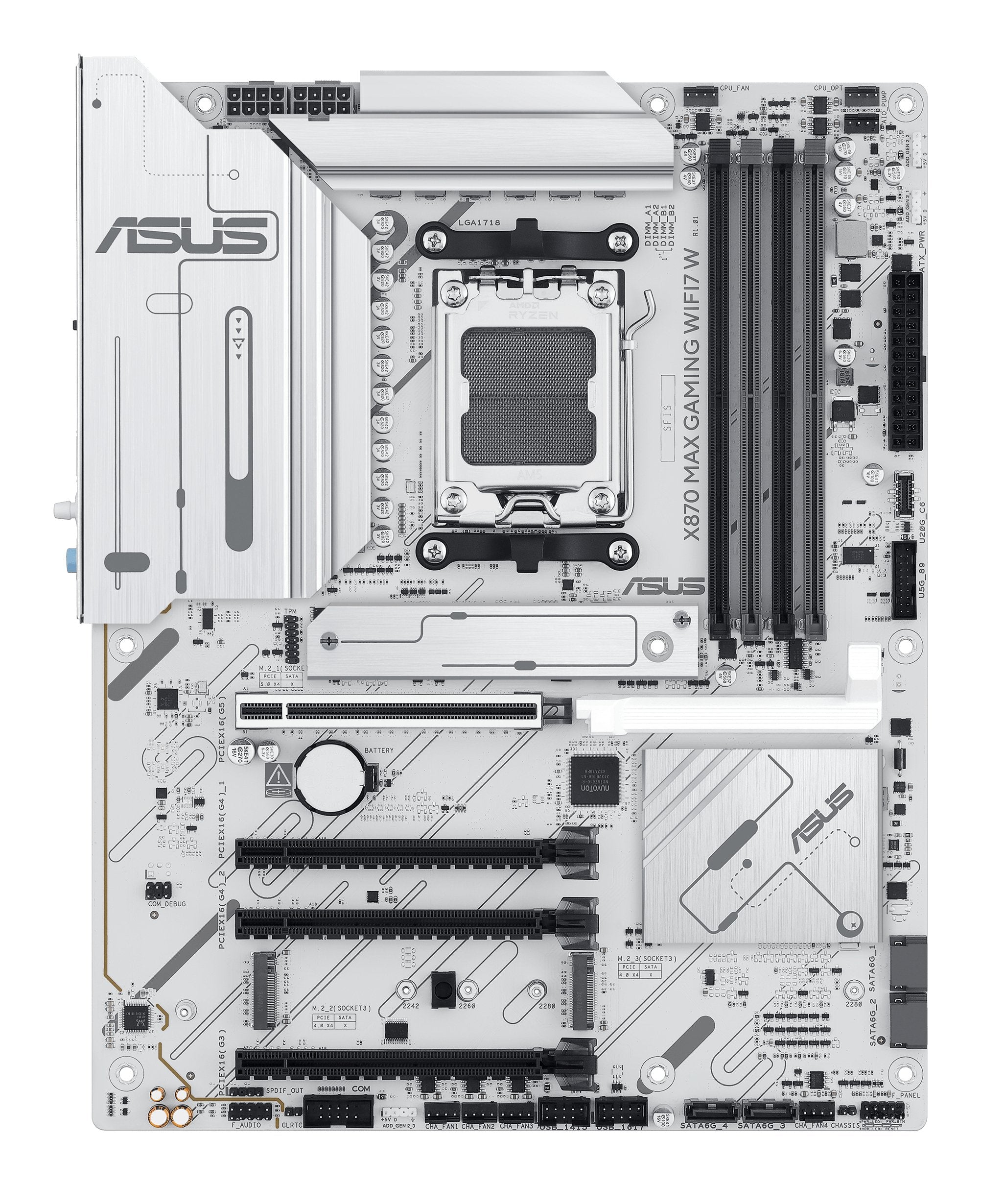 EAN 4711636007856 - ASUS X870 MAX GAMING WIFI7 W AMD X870 Zócalo AM5 ATX imagen 2