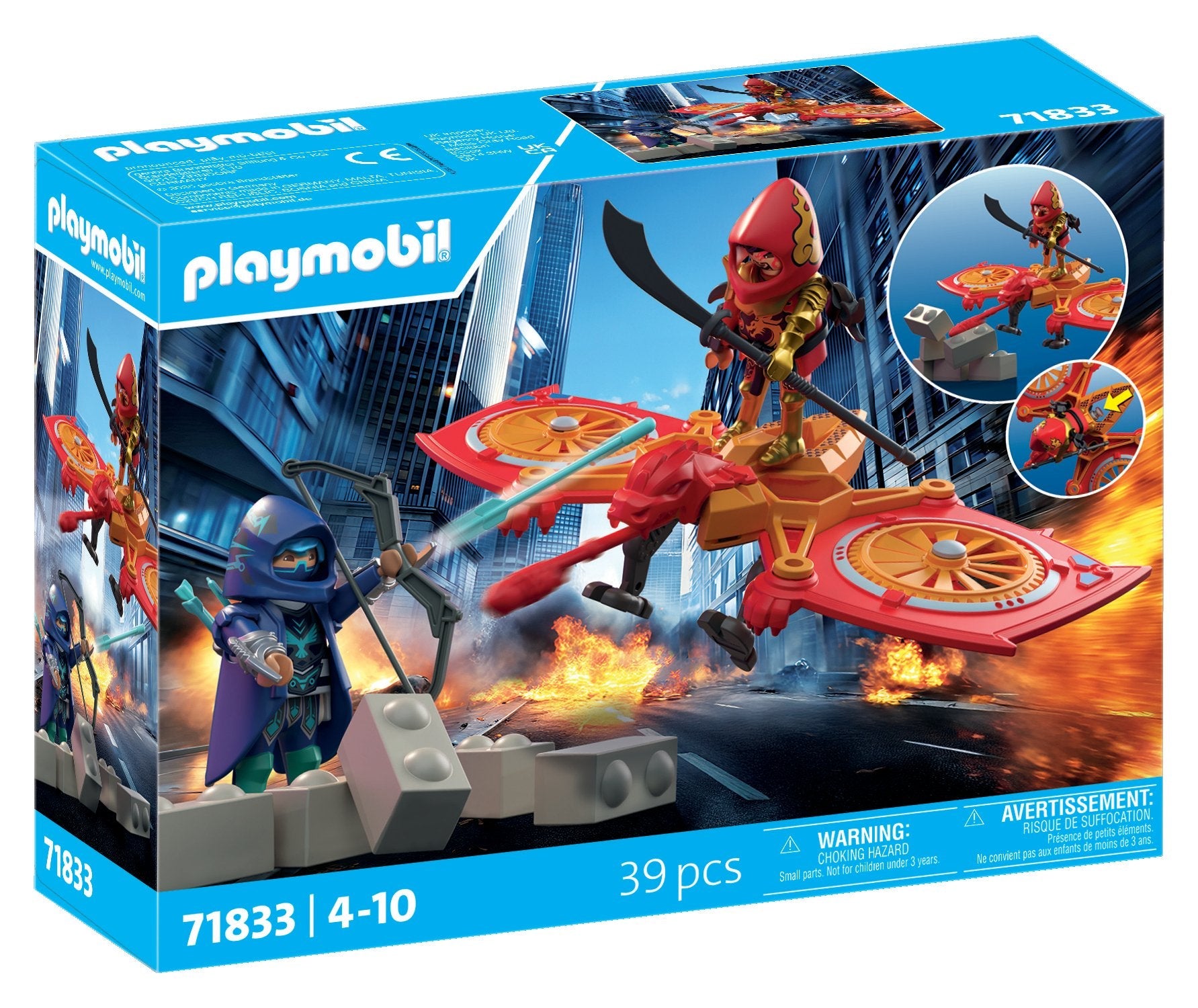 Playmobil 71833 Heroes: Helden-Drohne Gegen Bösen Ninja 71833