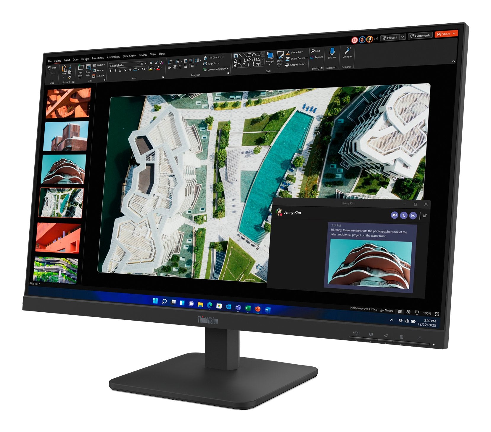 EAN 0198157472259 - Lenovo ThinkVision S27-4e pantalla para PC 68,6 cm (27") 1920 x 1080 Pixeles Full HD LCD Negro imagen 3