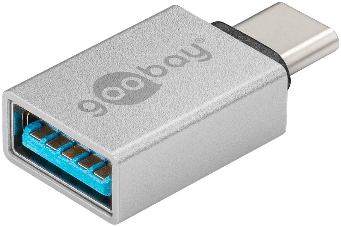 Goobay 56620 Adaptador De Cable Usb C Usb A Plata