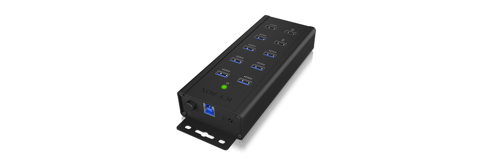 Icybox Ib-Hub1703-Qc3 Icybox 7x Port Usb 3.0 Hub And 3 Charge Ports