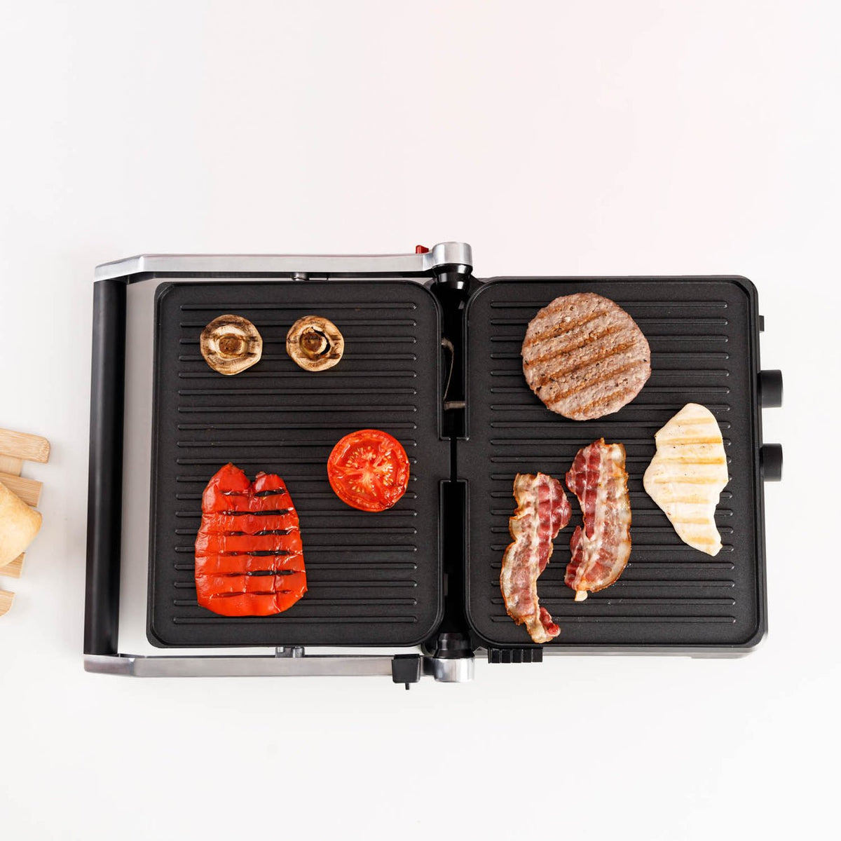 Plancha Eléctrica 2 En 1 Taurus Bistro Gourmet De 2600 W