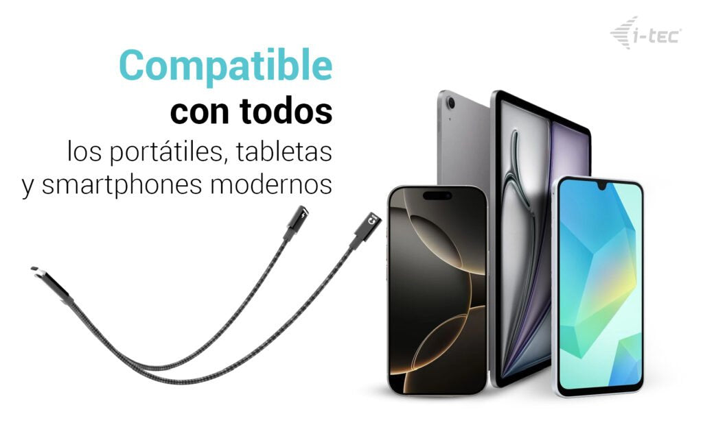 EAN 8595611707728 - i-tec C31DUALSPLITTERCBLPD cable USB USB 2.0 0,3 m USB C 2 x USB C Negro imagen 7