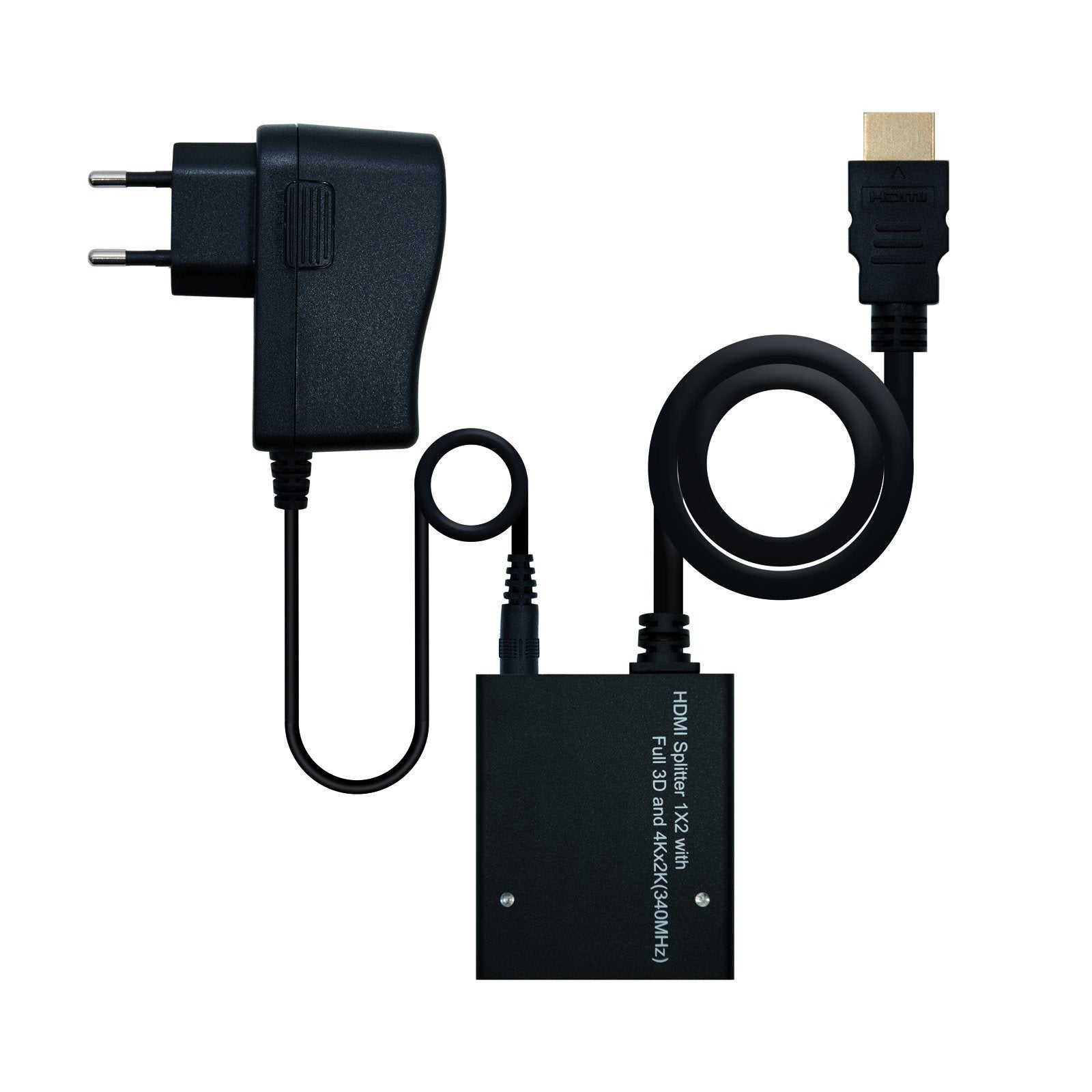 EAN 8433281006607 - Nanocable 10.25.3502 divisor de video 2x HDMI imagen 1