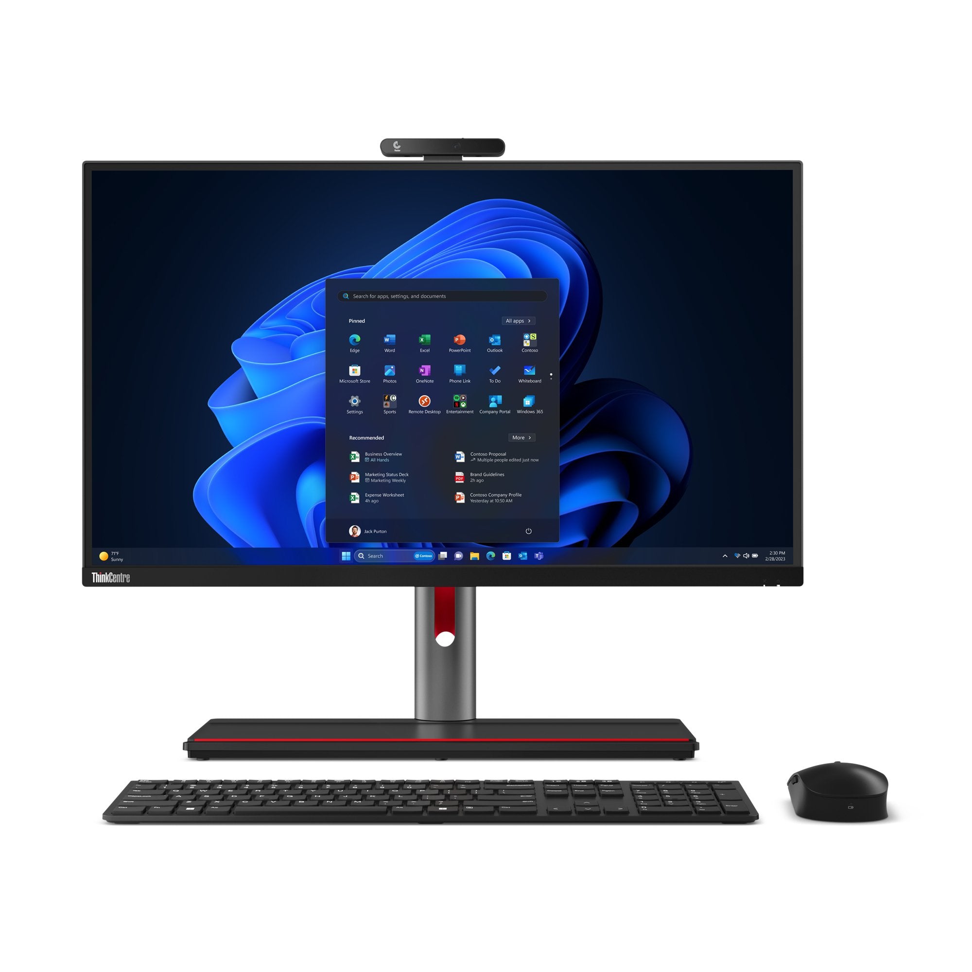 Komputer All-In-One Thinkcentre M90a Pro G4 12jm001tpb W11pro I7-13700/16gb/512gb/Rtx 4050 6gb/27.0 Qhd/Black/Dvd/Vpro/3yrs Os + 1yr Premier