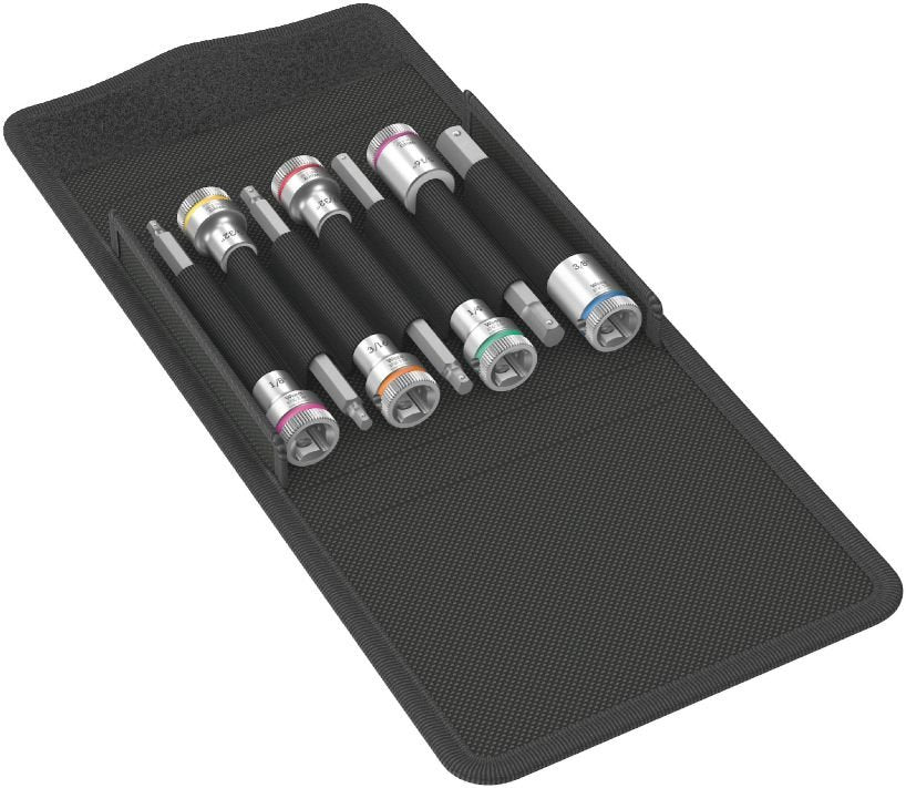Wera 8740b Hf Imperial 1 Zyklop Bit Socket Set Holding F. 3/8
