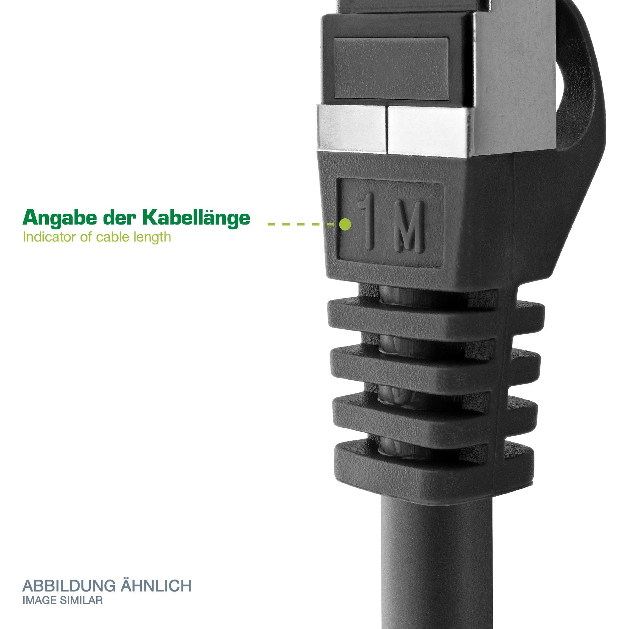 Extensión De Cable De Red Inline S/Ftp Pimf Cat.6 250mhz Cobre Libre De Halógenos Negro 2m